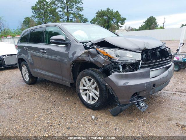  Salvage Toyota Highlander