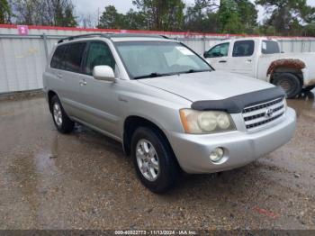  Salvage Toyota Highlander