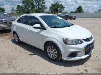  Salvage Chevrolet Sonic