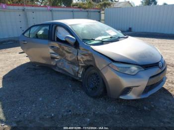  Salvage Toyota Corolla