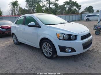  Salvage Chevrolet Sonic