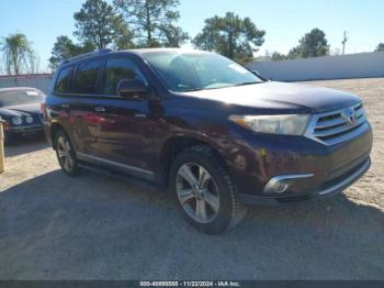  Salvage Toyota Highlander