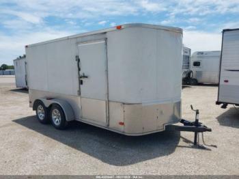  Salvage Covered Wagon Traile 7x14 Cargo Trailer