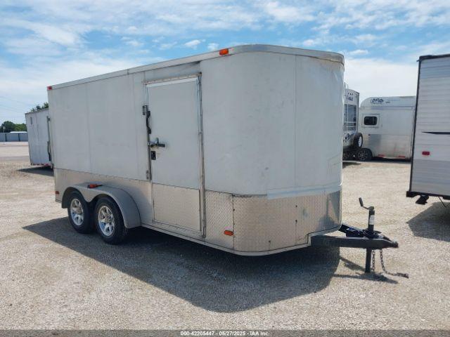  Salvage Covered Wagon Traile 7x14 Cargo Trailer