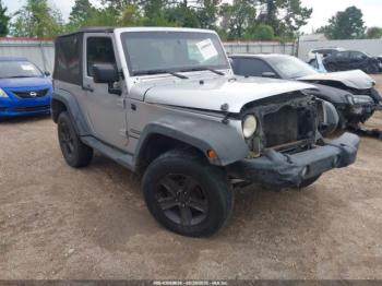  Salvage Jeep Wrangler