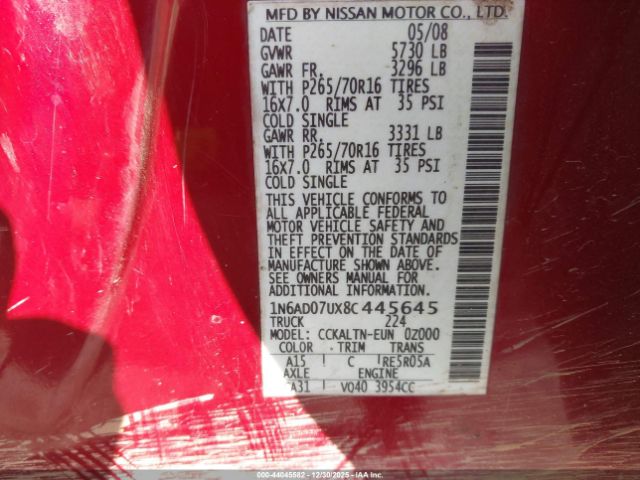 Nissan Frontier Se Image 11