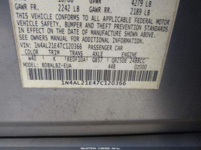 Nissan Altima 2.5 S Image 6