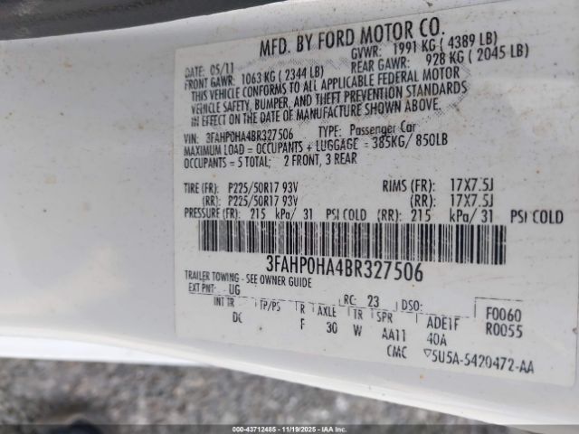 Ford Fusion Se Image 10