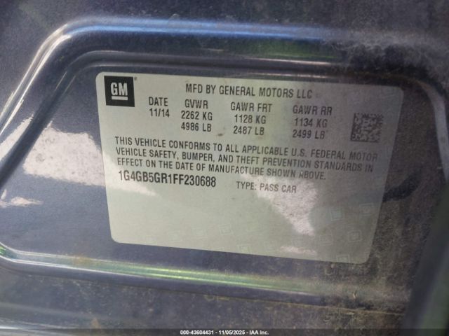 Buick LaCrosse Leather Image 10