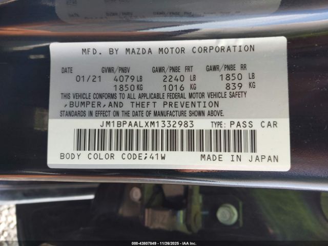 Mazda Mazda3 2.5 S Image 8